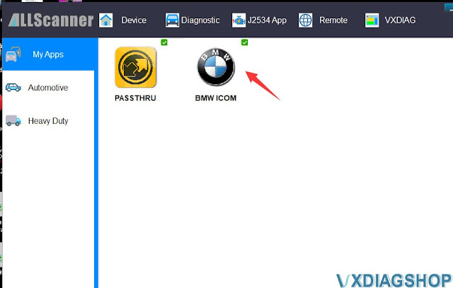 Reinstall VXDIAG VCX SE BMW ICOM Driver 3