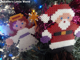 Mini Hama bead craft for Christmas