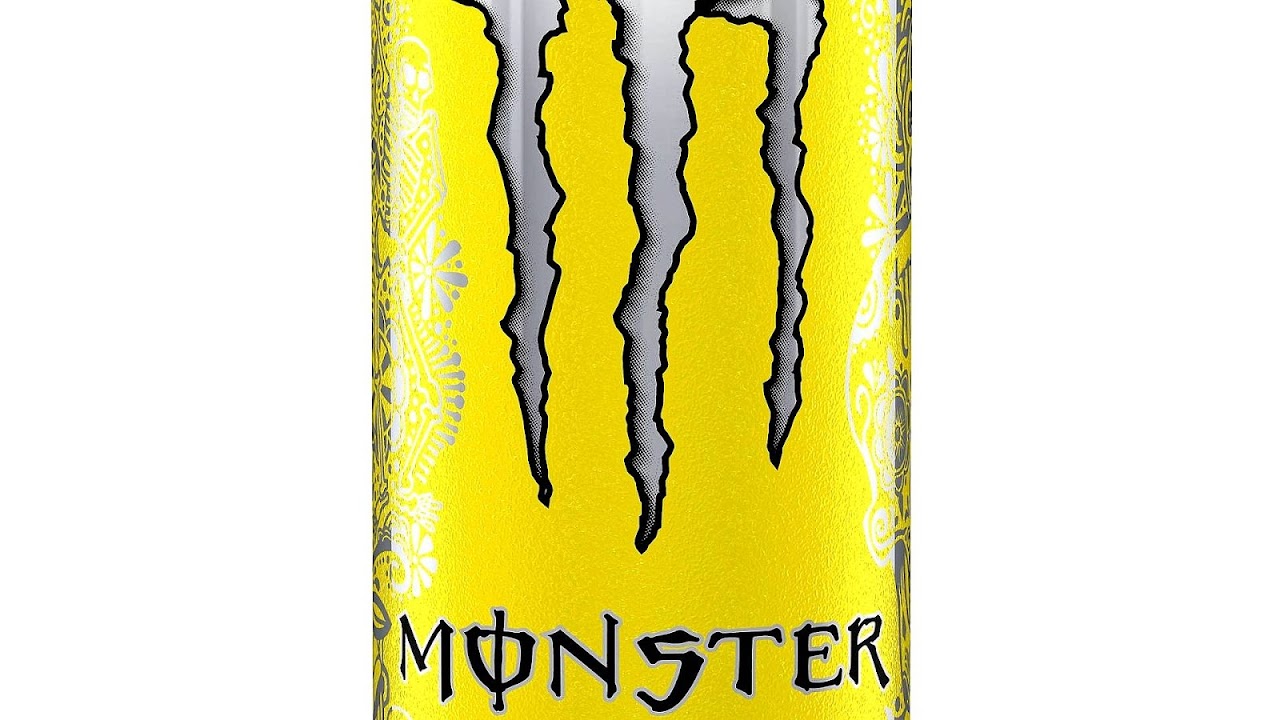 Yellow Monster Energy Drink