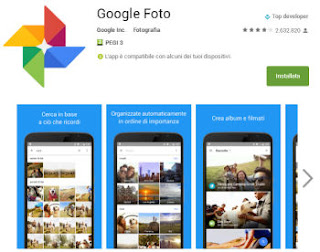 google foto libera spazio