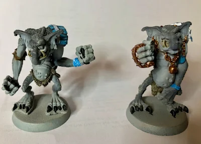 Blood Bowl Old School Trolls Conversion WIP Paintjob