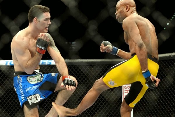 Anderson Silva sofre fratura exposta e continua sem o cinturão do UFC