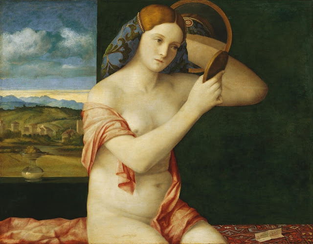 Giovanni Bellini, «Νεαρή γυναίκα με καθρέφτη», 1515. Kunsthistorisches Museum, Βιέννη.
