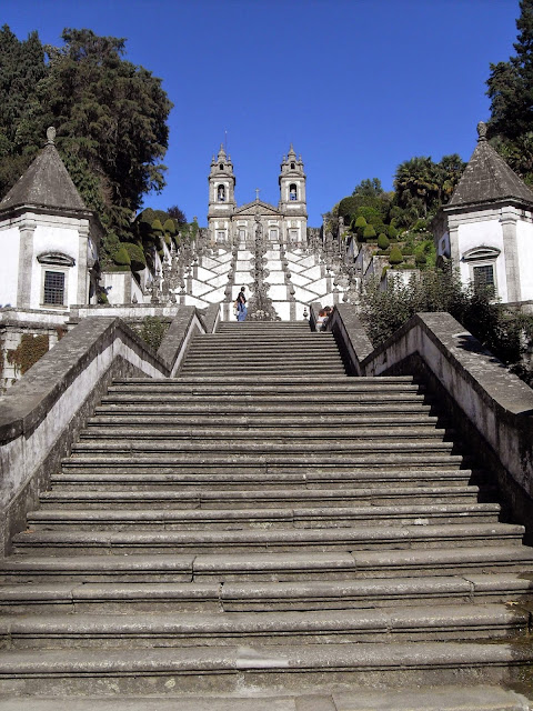 escaleras de Santuario de Bom Jesús do Monte de Braga