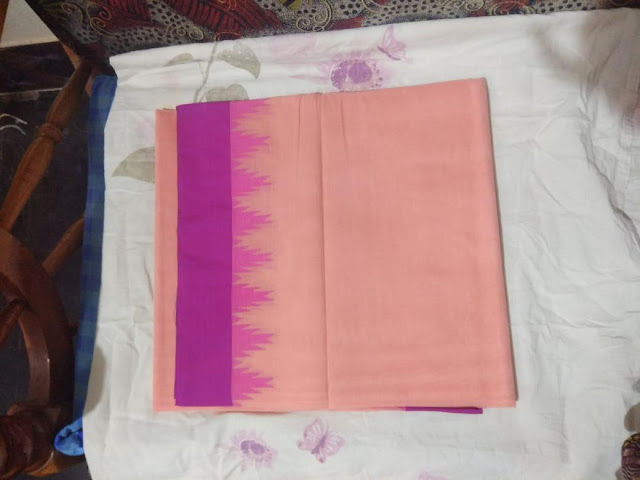 Plain Ponduru Khadi saree