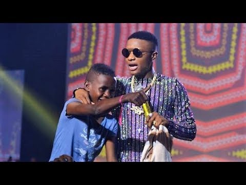 Wizkid and Ahmed at Wizkid the Concer