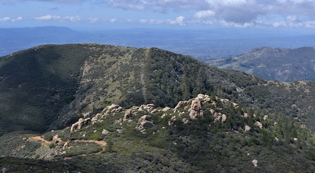 rock outcrop on the way