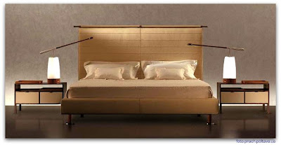На фото кровать модели Mea от фабрики Giorgetti, дизайн Lo Chi Wing.