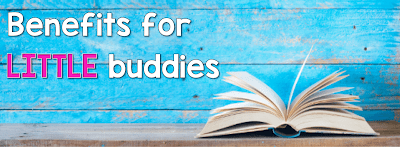 Reading Buddies is an effective program that promotes reading fluency and comprehension through authentic practice. Read on to find out the benefits of buddy reading that go beyond the literacy development of students. #thereadingroundup #buddyreading