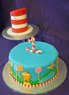 Seuss Birthday Cake on Cake Fiction  Dr Seuss The Lorax Birthday Cake