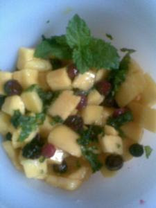 mango and phalsa salad