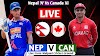 Nepal 'A' Vs Canada 'Xi' Unofficial Odi Series: Live Coverage of 2nd Match, 1st Match Highlights