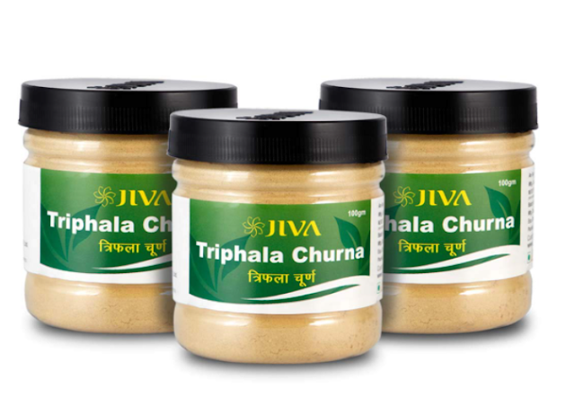 Jiva Triphala Churna - 100 g Each (Pack of 3) | Improves Bowel Movement & Indigestion, Constipation and Digestive Disorders | Effective in Tridoshashamak & Eye disorders