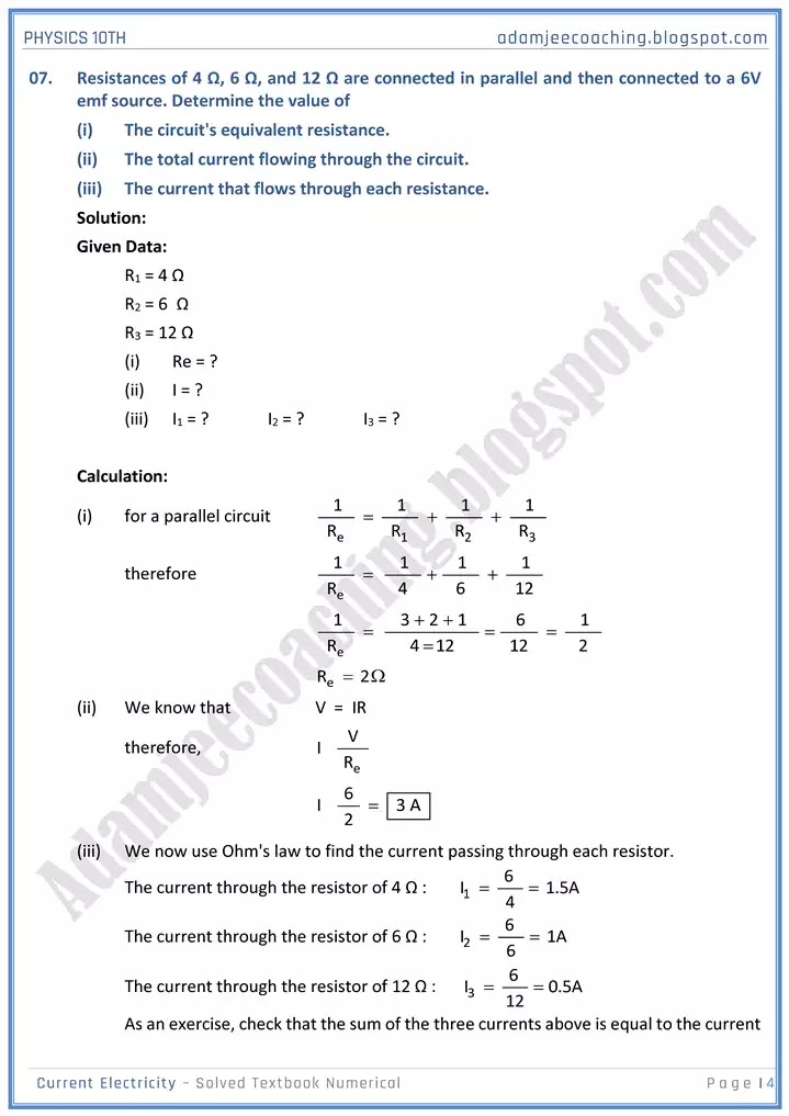 current-electricity-solved-textbook-numericals-physics-10th