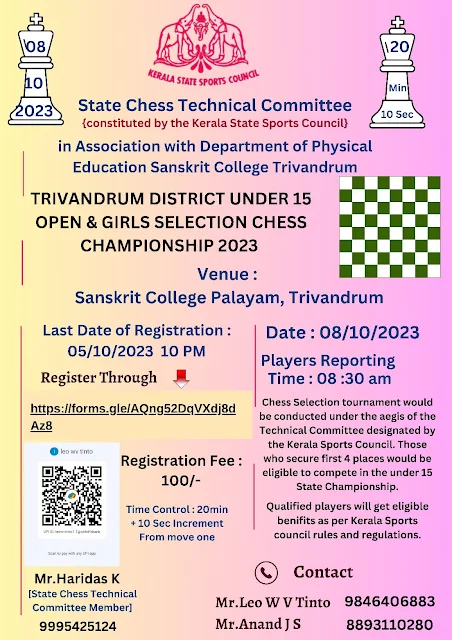 Trivandrum District Chess Championship Image