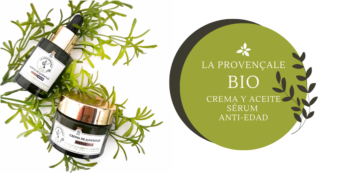 LA PROVENÇALE BIO, CREMA Y ACEITE SÉRUM ANTI-EDAD