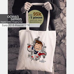 OceanSeven_Shopping Bag_Tas Belanja__Football Addiction_Euro 2016 Mascot 1 TX