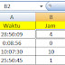 Penggunaan fungsi HOUR,MINUTE ,INTdan SECOND dalam Excel