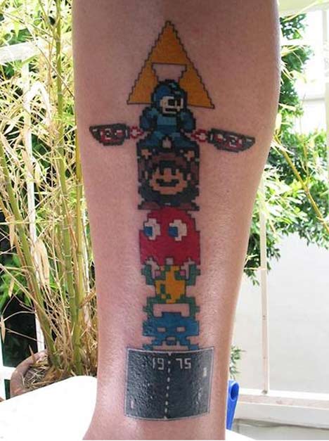 Cool Video Game Character Tattoos 1048 AM CHARMINGBOY No comments