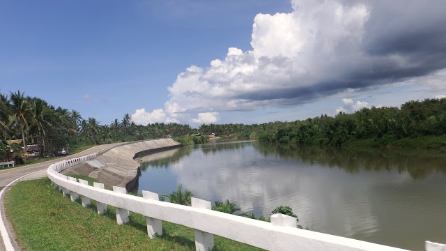 river embankment on Lao-angan river near the approach to Bantayan Bridge in San Roque Northern Samar