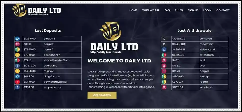 Мошеннический обман daily.investments – Отзывы, развод, лохотрон? Мошенники DAILY LTD