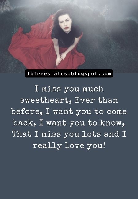 Missing You Messages for Boyfriend