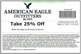 Free Printable American Eagle Outfitters Coupons