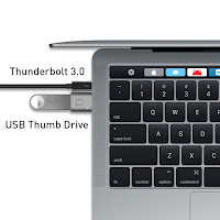  USB Type C to USB 3.0 Adapter, Thunderbolt 3 to USB Adapter for MacBook Pro 2019/2018