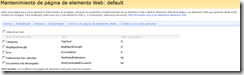 Mantenimiento de página de elementos Web