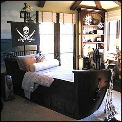 Pirate Theme Bedrooms Decorating ideas and Pirate Themed Decor