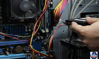 hard disk ko kyase connect kare? 