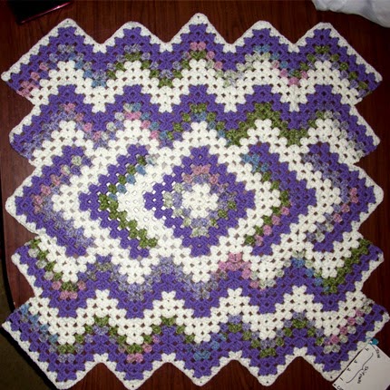 Drop in the Pond Lap blanket - Free Pattern