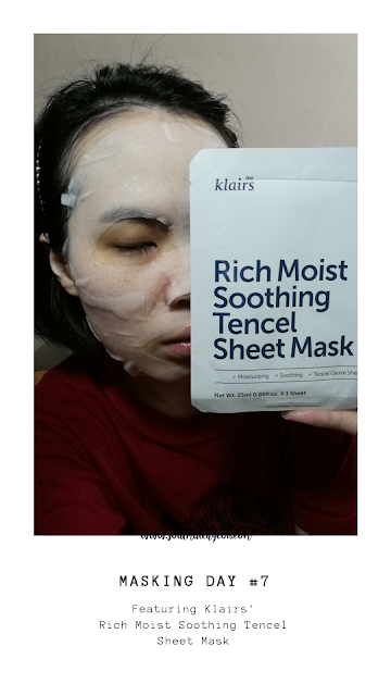 [Monthly Project] #25 7-Day Sheet Mask Challenge (feat. Klairs)