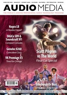 Audio Media. The World's leading professional audio technology magazine 238 - September 2010 | ISSN 0960-7471 | TRUE PDF | Mensile | Professionisti | Audio Recording | Tecnologia | Broadcast
Audio Media is the go-to publication for the audio production professional. It covers everything from gear and techniques through to the business of sound with a focus on the post, broadcast, game audio, recording, live, and mastering markets.
Audio Media is read around the world, both in print and online, with regular content including in-depth news analysis of the industry and the latest technology trends, in-situ gear reviews, case studies, studio and engineer profiles, show news, tutorials, and more.