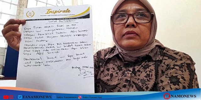 Kasus Korupsi KONI Padang, Putri Deyesi Rizki Mundur Dari Kuasa Hukum Agus Suardi