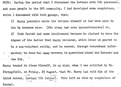 NSA Memo (Snippet 1) Re MUFON Conference - 1978