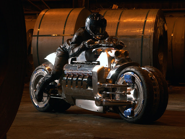  yaitu kendaraan konsep yang diperkenalkan oleh Dodge pada North American International A Gambar Sepeda Motor Konsep Dodge Tomahawk