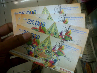 Pengambilan Voucher di Gramedia Purwokerto