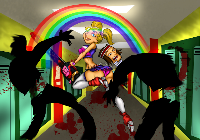 Totally Lollipop Chainsaw por drago-flame