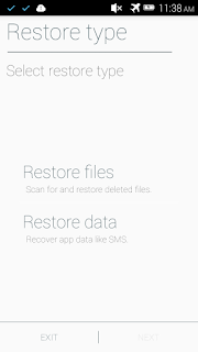 Restoring deleted files