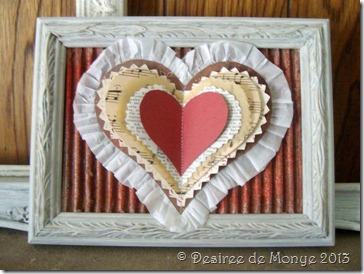 Valentine's layered heart