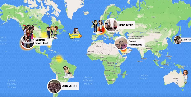 Snap Map - Snapchat