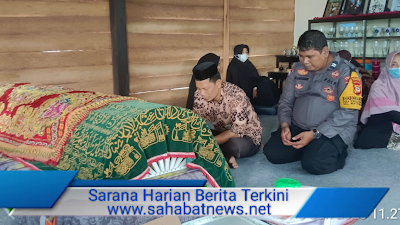 Peduli, BKTM Polsek Mattiro Sompe Melayat Ke Rumah Warga Binaannya 