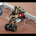 Usain Bolt taken down by out-of-control Segway after 200m gold