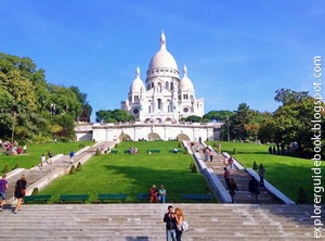 Tempat wisata terkenal di Paris Perancis Sacre Coeur Montmartre