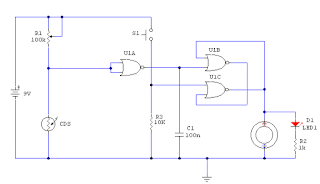 Simple Light Detector Circuit Diagram