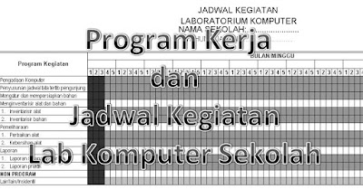 https://SoalSiswa.blogspot.com - Program Kerja Lab Komuter SD, SMP, SMA, SMK