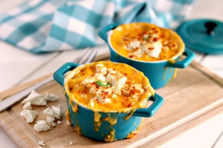 Sweet Potato and Feta Macaroni Cheese