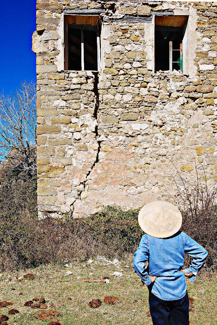 Grietas en un muro de Lapenilla