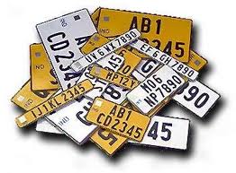 High security number plates